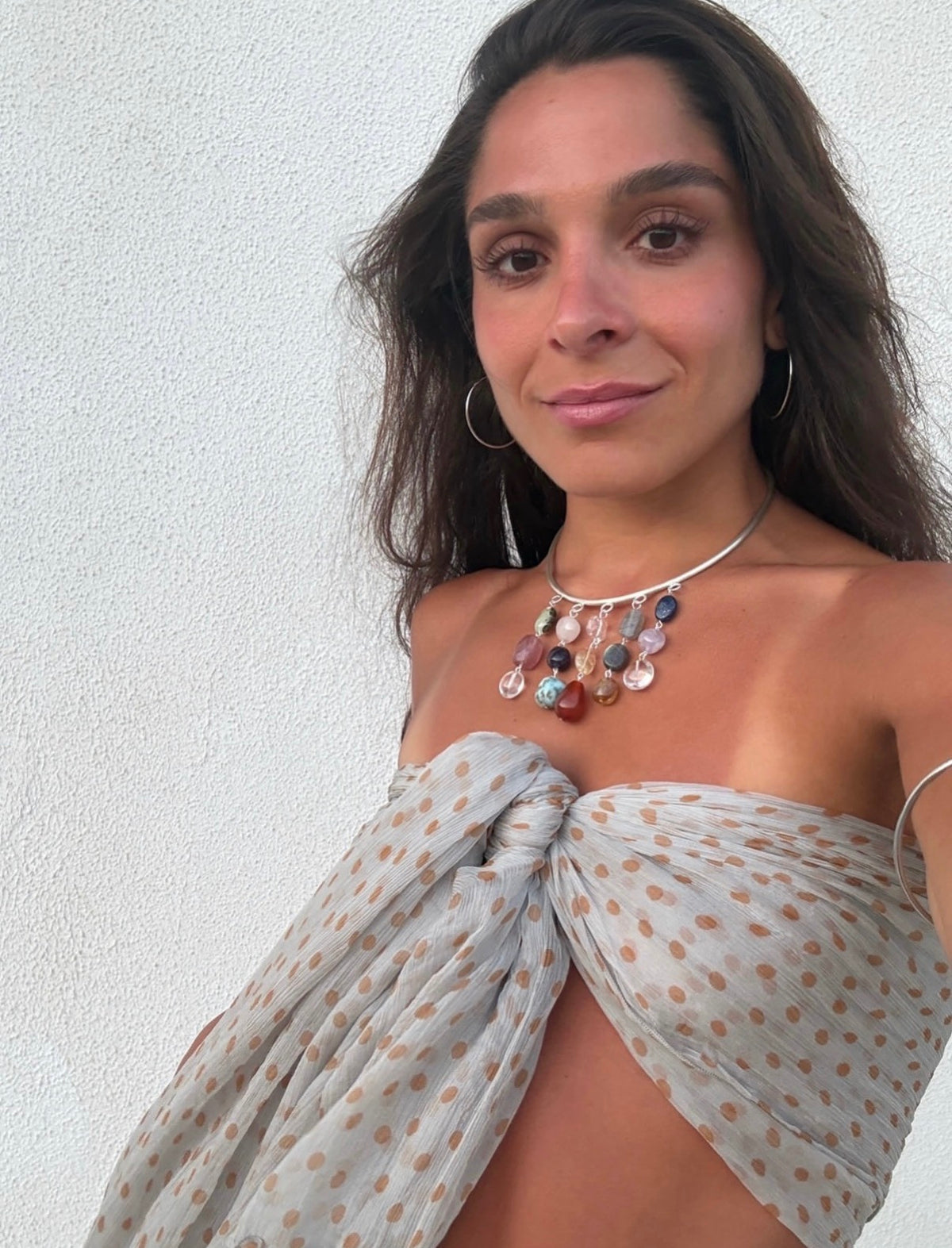 Gemstone Collar Necklace