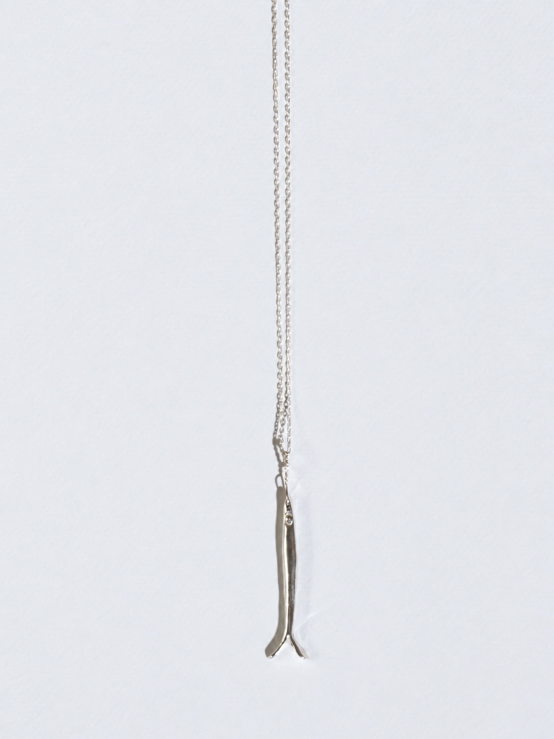 Sardine Pendant Drawn Cable Chain Necklace