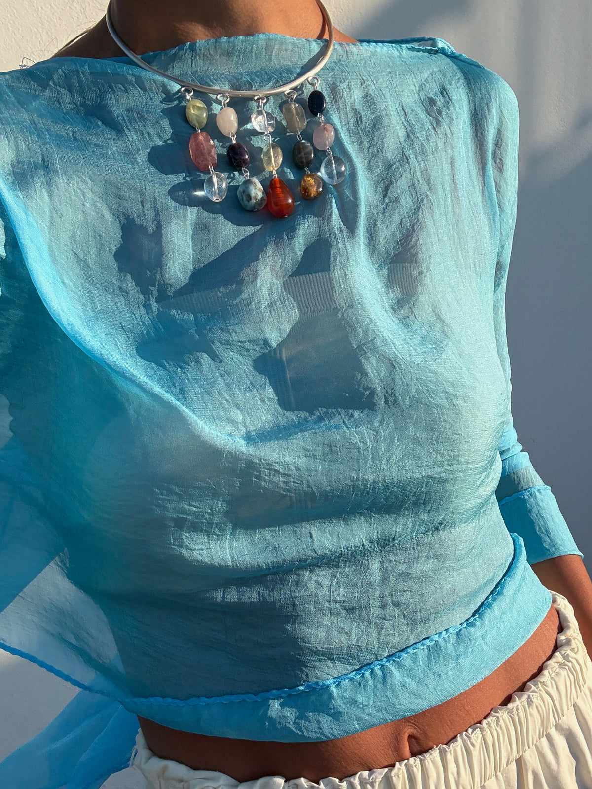 Gemstone Collar Necklace